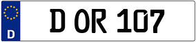 Truck License Plate